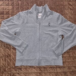 Disney Mickey Mouse Full Zip Hoodie Gray Walt Disney World Sweatshirt Size L